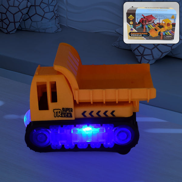 Engineering Vehicle Toys for Kids - Self-Driving Super Dump Truck Toy | Self-Driving Trucks, Engineering truck Electric Vehicle Toys boys birthday gift toys (1 Pc) the24kgal