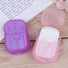 Travel Paper Soap Sheet with Mini Box (20 Sheets in a Pack Approx / Mix Color) the24kgal