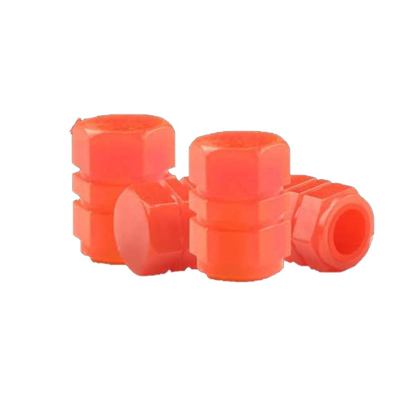 Tyre Valve Caps Luminous Glow Car Tire Air Stem Valve Cap Covers vaal cap ( 4 Pcs Mix Colour) the24kgal