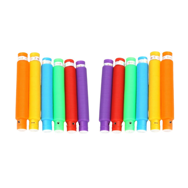 Colourful Tubes Sensory Toys Stretch Fidget Tube Toys Pull Tubes Fidget Toys the24kgal