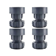 Plastic Washing Machine Vibration Feet , Adjustable Highly Non-Slip Support Anti Vibration Walk  Shock Absorber Noise Cancelling Furniture Lifting Base (4 Pcs Set) the24kgal