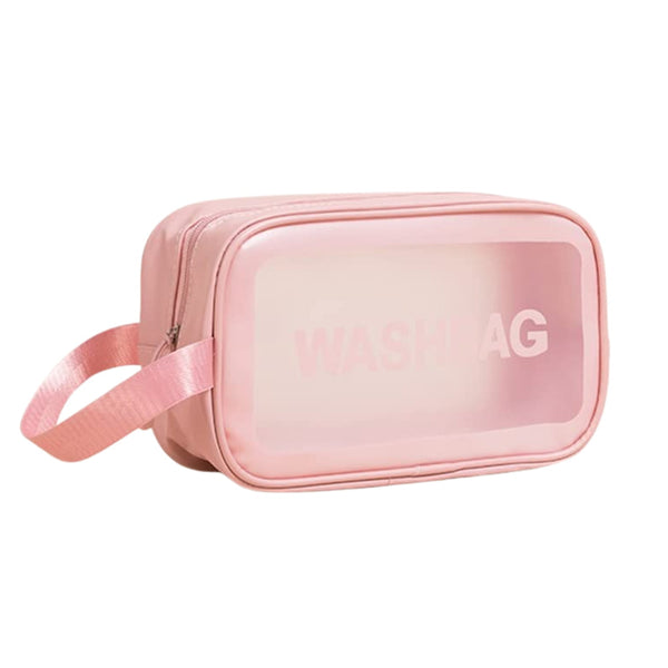 Cosmetic Pouch, Make up Bag for Home & Travel, Toiletry Bag for Cosmetics, Brushes, Accessories Set of 3 Small, Medium & Big - Wash Bag the24kgal