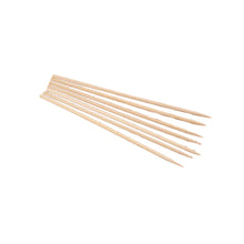 Camping Wooden Color Bamboo BBQ Skewers Barbecue Shish Kabob Sticks Fruit Kebab Meat Party Fountain Bamboo BBQ Sticks Skewers Wooden (30cm) the24kgal