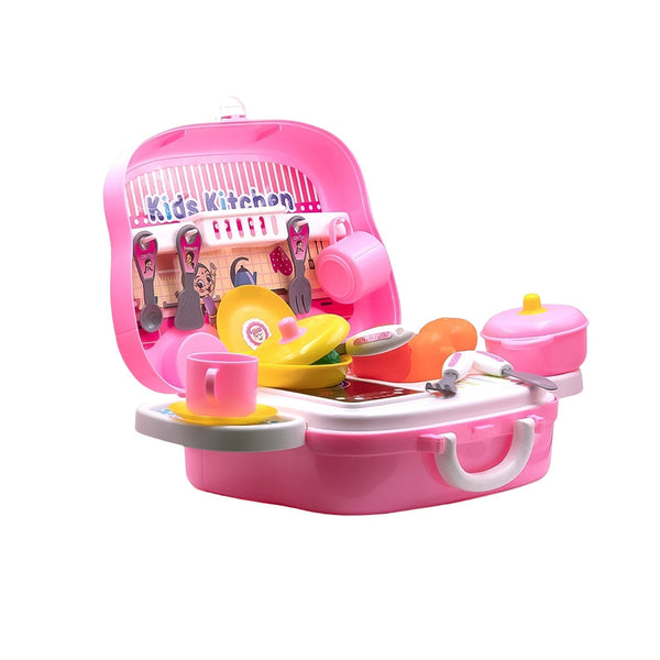 Kitchen Set for Kids Girls Pretend Play Toys Little (23 Pcs Set Approx) the24kgal