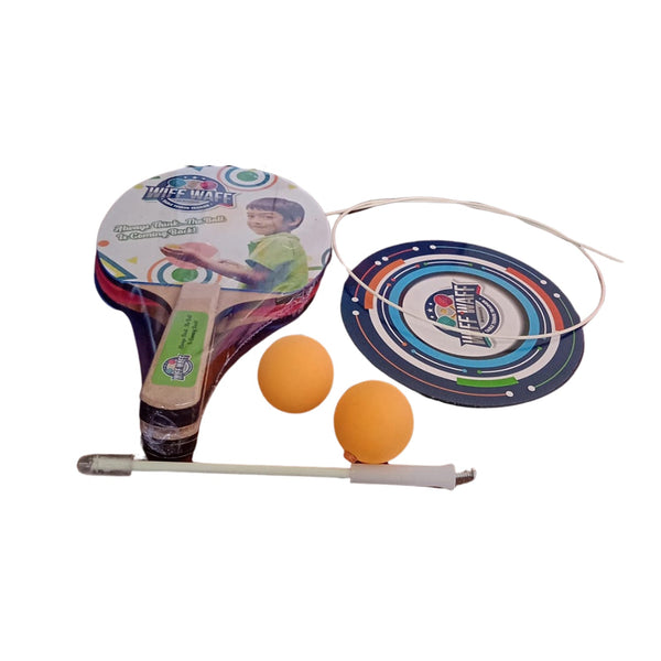 Portable Wiff Waff Rebound Table Tennis Trainer Set (1 Set) the24kgal