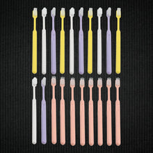 Plastic Toothbrush With Plastic Round Box (20 pcs Set) the24kgal