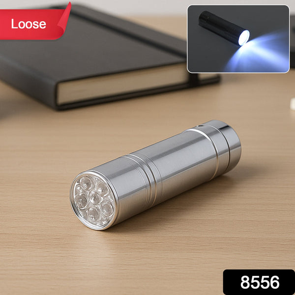 Portable Mini Torch / Flashlight LED Powerful High Lumens Pen Light Easy To Carry, Portable Pocket Compact Torch for Emergency 3 Battery operated (Battery not included / 1 pc) the24kgal
