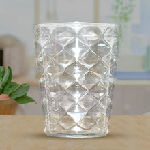 Apex Pyramid Design Unbreakable Plastic Glass – 300 ML the24kgal