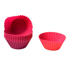 Silicone Cup Cake Mould (10 Pcs Set) the24kgal
