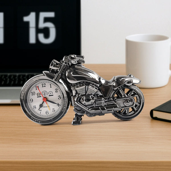 Motorcycle Alarm Clock, Motor Table Clock for Home Decor (1 Pc) the24kgal