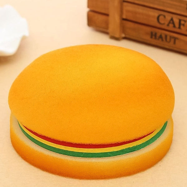 Burger Shaped Note  /  Sticky Notes  /  Memo Notes, Unique Mini Notes (Multicolor) the24kgal