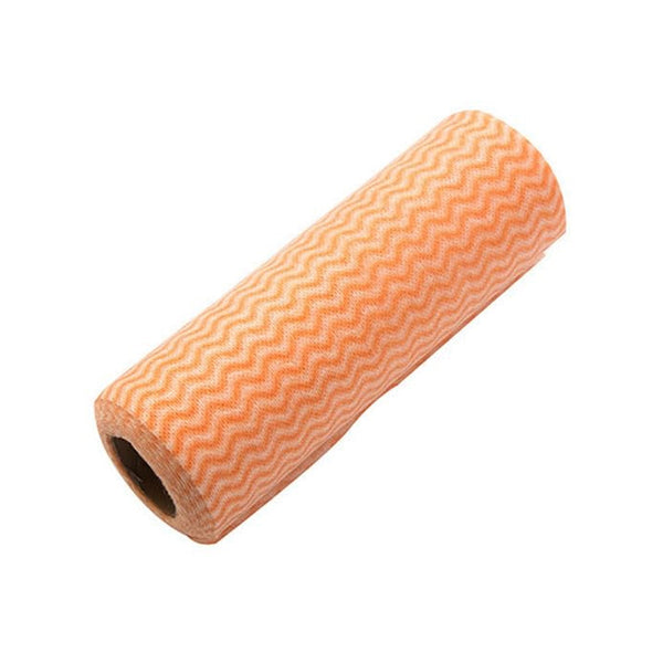 Non Wooven Fabric Disposable Handy Wipe Cleaning Cloth Roll, Tissue Roll (1Pc) the24kgal