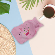 Mix-Design Printed Small Hot Water Bag – Leak-Proof Hot/Cold Therapy for Pain Relief (1 Pc) the24kgal