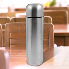 Vacuum Flask Without Cover, 18/8 Stainless Steel | Hot and Cold Water Bottle with Push-Down Lid | Double Walled Stainless Steel Bottle for Travel, Home, Office, School, Picnic (1000 ML / Without Cover) the24kgal