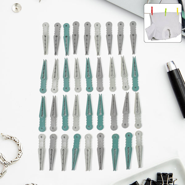 36Pcs MULTIPURPOSE PLASTIC CLOTH HANGING PEGS / CLIPS - 36 PCS the24kgal