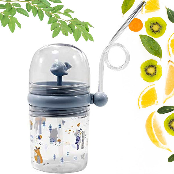 Whale Spray Sippy Cup (1 Pc): Straw, Lid, Spill-Proof, Fun Water Play the24kgal