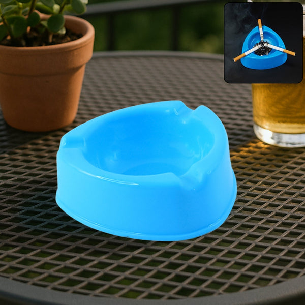 Oblivion Heavy Duty Plastic Ashtray (mix color & 1 Pc) the24kgal