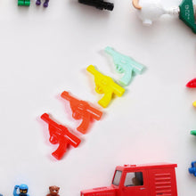 Gun Shape Pencil Top For Kids Office, Small Gun Toy (1 Pc / Mix Colour & Design) the24kgal