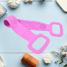 Silicone Body Scrubber Silicone Bath Body Brush (1 Pc / 24 Inch) the24kgal