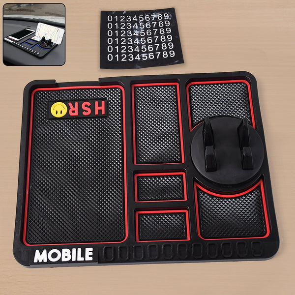 Car Dashboard Mat & Mobile Phone Holder Mount the24kgal