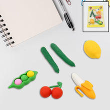 3D Mix Design Fancy & Colorful Erasers – Cute Novelty Eraser Set for Kids & School Prize (1 Set) the24kgal