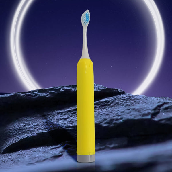 Adult Waterproof Electric Toothbrush 1 Head Battery Operated Toothbrush (1 Pc / Battery Not Included / Mix Color) the24kgal