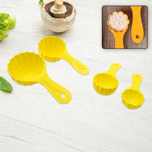 Plastic Kitchen Tool Mould / Ladoo Mould Spoon Ladoo Making Spoon Set for Kitchen Multipurpose, Plastic Ladoo Mold For Making Different Variety of Ladoo (4 Pcs Set) the24kgal