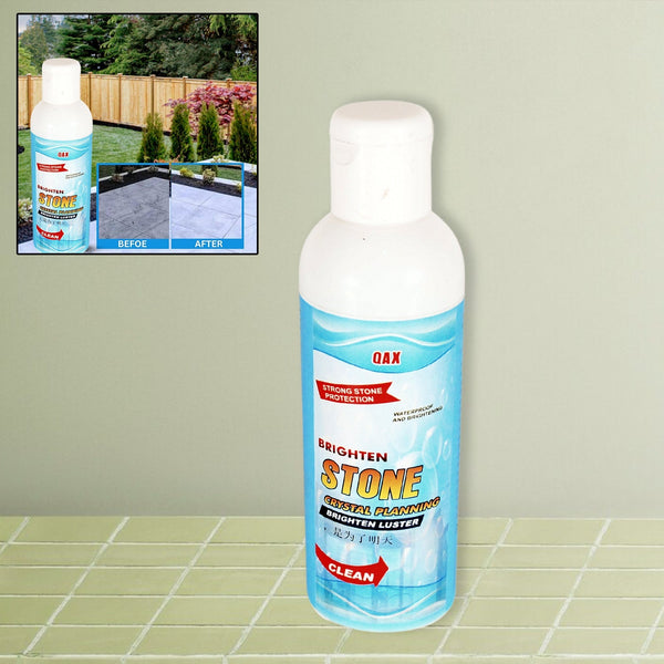 Stone Stain Remover Cleaner, Stone Crystal Plating Agent, Marble Stone Cleaner Polishes, Crystal Plating for Kitchen, Patio, Backyard Marble Cleaner and Polish (75 ML Approx / 1 pc) the24kgal
