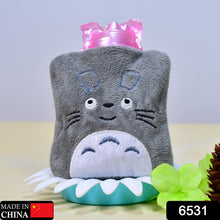 Totoro Cartoon Small Hot Water Bag with Cover for Pain Relief the24kgal