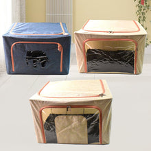 Zippered Closet Storage Box with Lid, With Window (Mix Design & Size / 1 Pc) the24kgal