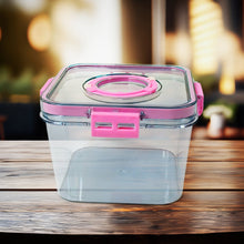 High Quality Plastic Food Storage Container Clear Washable Refrigerator Food Box Food Container Fruit Box Container with Lid (1400 ML) the24kgal