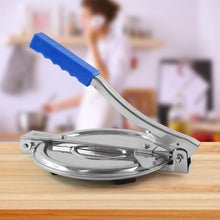 PURI PRESS MAKER - STAINLESS STEEL PURI MAKER PRESS MACHINE - ROTI CHAPATI PRESSER FOR HOME -KHAKHRA- PURI MAKER PRESS MACHINE WITH HANDLE, MANUAL PURI MAKER (MEDIUM) the24kgal