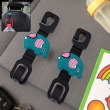 Multi-Purpose Car Seat Headrest Hooks (Mix Design / 2 Pc Set) the24kgal