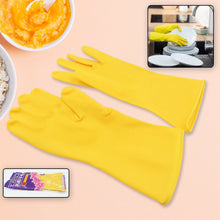 Multipurpose Rubber Cleaning Gloves: Reusable, Wet & Dry Use (1 Pair) the24kgal