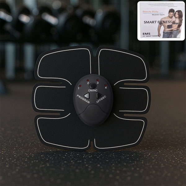 Wireless 6-Pack Abs Stimulator – Rechargeable Vibrating Muscle Exerciser & Body Massager for Abdominal Training the24kgal