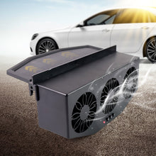 Triple Fan Solar Powered Car Exhaust Ventilation System with USB Charging the24kgal