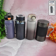 Stainless Steel Water Bottles Approx 600ML (Mix Design & Color / 1 Pc) the24kgal