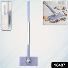 Automatic Cloth Changing Mini Mop with Push Pull Cloth Changing Handle (1 Pc) the24kgal