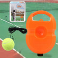 Tennis Trainer Rebound Ball with String, Convenient Tennis Training Gear, Tennis Practice Device Base for Kids Adults the24kgal
