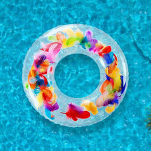 Swim Ring, For Adults, Conveniently Portable, Feathers, Swimming Ring, For Water Play, For Beaches, Swimming, Summer Vacation, Women's, Men's (1 Pc) the24kgal