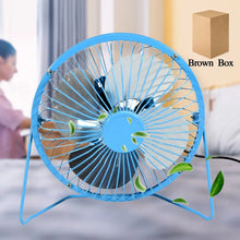 USB Table Desk Personal Metal Electronic Fan, Compatible with Computers, Laptops, Student Dormitory, Suitable For Office, School Use (1 Pc) the24kgal