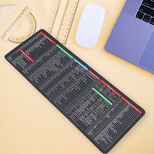 Mat of Shortcut Keyboard  Mouse Pad Mat Mouse Pads for Desk Quick Key Super Large Anti-slip Keyboard Pad Desk Accessories Desktop Mouse Pad Office Oversized Big Mouse Pad Rubber (80—30 Cm) the24kgal