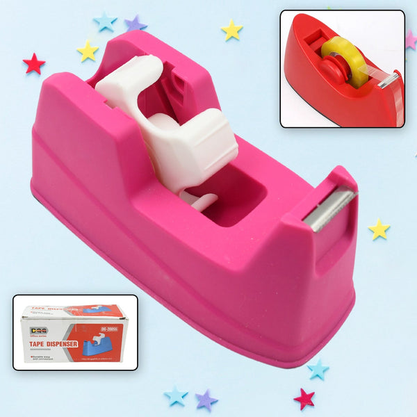 Plastic Tape Dispenser Cutter for Home Office use, Tape Dispenser for Stationary, Tape Cutter Packaging Tape (1 pc / 631 Gm) the24kgal