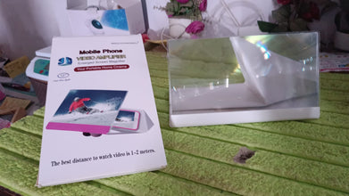 3D HD Mobile Phone Screen Magnifier Amplifier (1 Pc / 12 Inch) the24kgal