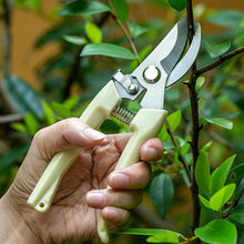 Stainless Steel Pruning Shears with Sharp Blades and Comfortable handle - Durable Hand Pruner for Comfortable and Easy Cutting, Heavy Duty Gardening Cutter Tool Plant Cutter for Home Garden | Wood Bran (1 Pc) the24kgal