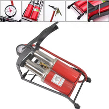 Dual-Cylinder Foot Pump, Portable Floor Bike Pump, 100PSI Air Pump the24kgal