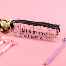 Transparent Pencil Pouch With Zipper (1 Pc) the24kgal