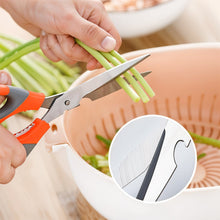 SpaceMulti-Function Kitchen Scissors for Veggies, Meat & Seafood with Bottle Opener the24kgal