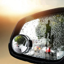 360DEGREE BLIND SPOT ROUND WIDE ANGLE ADJUSTABLE CONVEX REAR VIEW MIRROR - PACK OF 2 the24kgal
