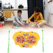 Fishing Game for Kids, Include 12 Pieces Fishes and 2 Fishing Rod, (1 Set) the24kgal